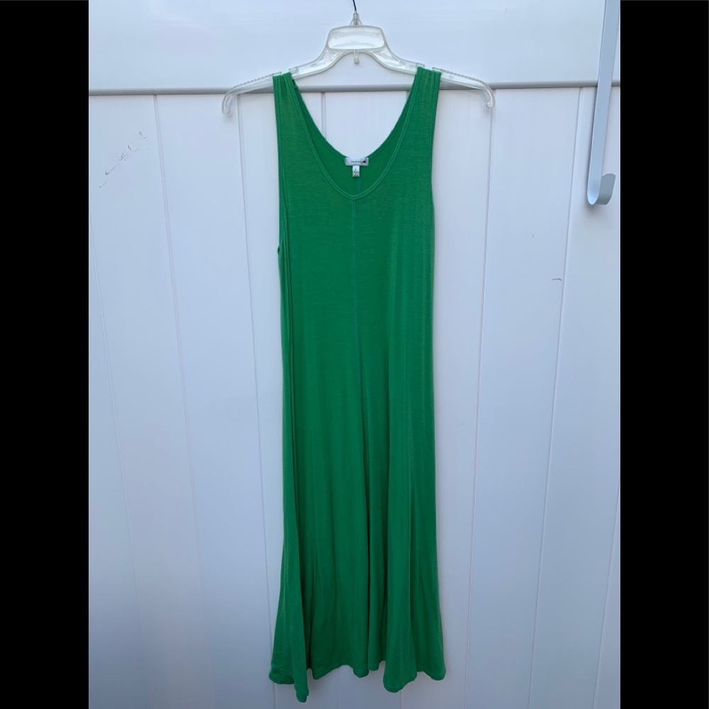 Heartstring size large green maxi dress